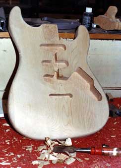 First Strat, body.